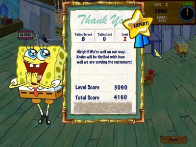 первый скриншот из Spongebob Diner Dash