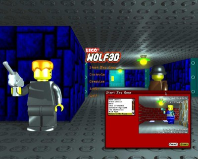 первый скриншот из LEGO Wolf3D