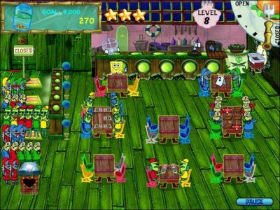 четвертый скриншот из Spongebob Diner Dash