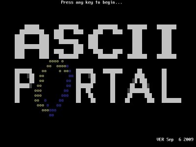 третий скриншот из ASCII Portal