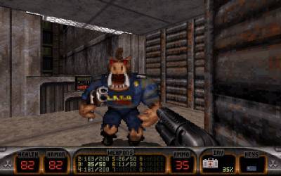 первый скриншот из Duke Nukem 3D