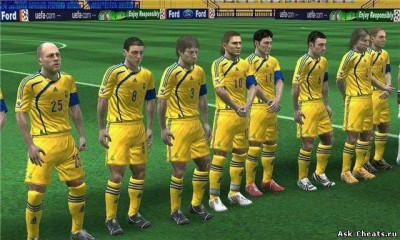 второй скриншот из FIFA 11 с составами 2018