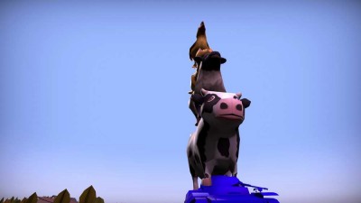 четвертый скриншот из Cow Thunder Simulator