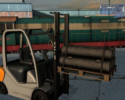 первый скриншот из Forklift Truck Simulator 2009 / Складская работа