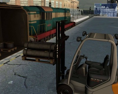 третий скриншот из Forklift Truck Simulator 2009 / Складская работа