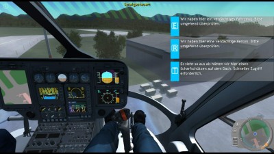 третий скриншот из Polizeihubschrauber Simulator / Police Helicopter Simulator