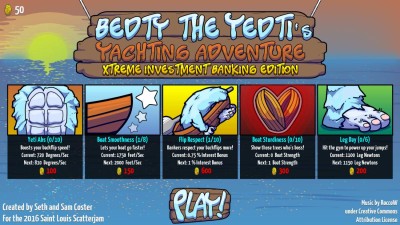 четвертый скриншот из Bedty the Yedti's Yachting Adventure: XTreme Investment Banking Edition
