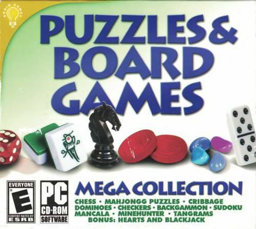 Puzzles & Board Games - Mega Collection
