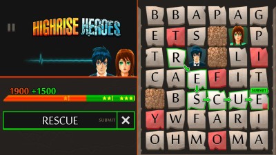 третий скриншот из Highrise Heroes: Word Challenge