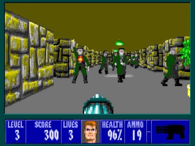 первый скриншот из Wolfenstein 3D [Multiplayer enabled]