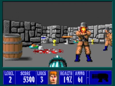 второй скриншот из Wolfenstein 3D [Multiplayer enabled]