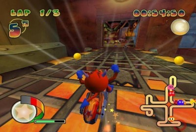 второй скриншот из Pac-Man World Rally