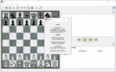 второй скриншот из Jerry Chess GUI