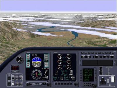 первый скриншот из Microsoft Flight Simulator 98