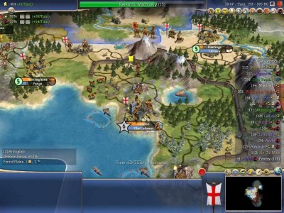 второй скриншот из Civilization IV Beyond The Sword: The Map Mod