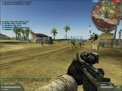 второй скриншот из Battlefield 2 Singleplayer 64 mod + Bot Changer