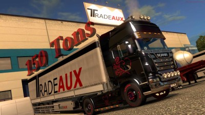 второй скриншот из Euro Truck Simulator, mod pack v1.1