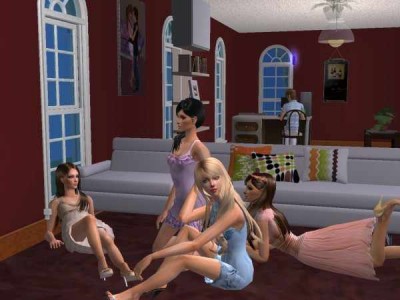 четвертый скриншот из Симы, прически, одежда, макияж для "The Sims 2"