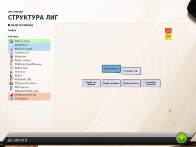 первый скриншот из Fifa Manager 12 League Serbia