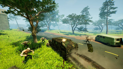 третий скриншот из Zombie Road Rider