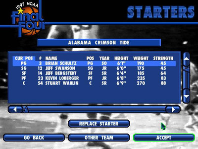 второй скриншот из NCAA Basketball Final Four '97