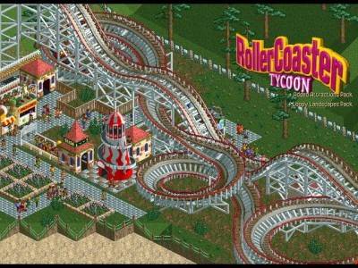 первый скриншот из RollerCoaster Tycoon