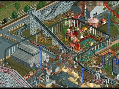 второй скриншот из RollerCoaster Tycoon