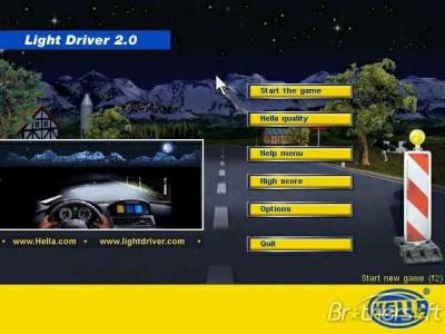первый скриншот из Light Driver 2.0/ Ночная езда