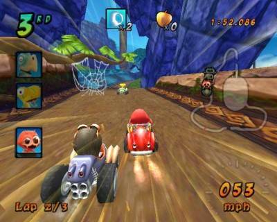 второй скриншот из Cocoto Kart Racer / Кокото:Адский картинг
