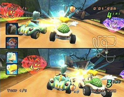 четвертый скриншот из Cocoto Kart Racer / Кокото:Адский картинг