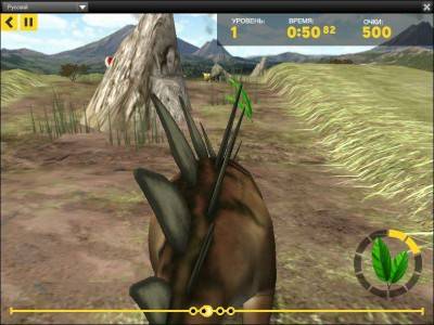 четвертый скриншот из Dinosaur Race Гонки Динозавров: Луг