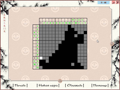 второй скриншот из Японские головоломки. Кроссворды