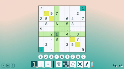второй скриншот из Sudoku Classic 2