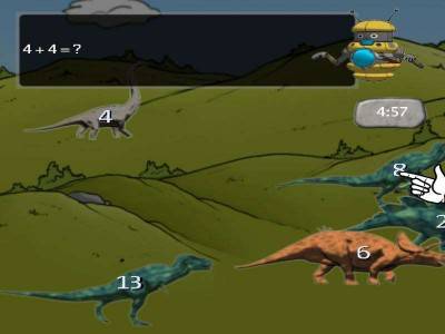 четвертый скриншот из Разузнайка - В стране динозавров