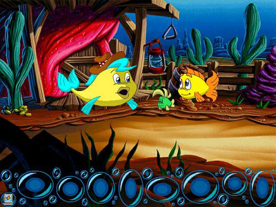 четвертый скриншот из Freddi Fish 4: The Case of the Hogfish Rustlers of Briny Gulch / Рыбка Фредди: Дело о шайке из Солёного Ущелья
