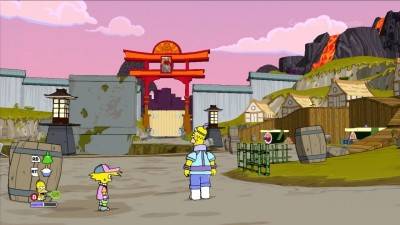 первый скриншот из The Simpsons Game