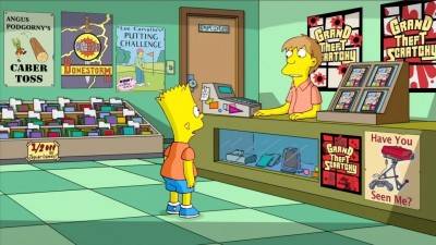 второй скриншот из The Simpsons Game