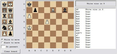 второй скриншот из FinalGen chess endgame tablebase genarator / Генератор эндшпильных таблиц FinalGen