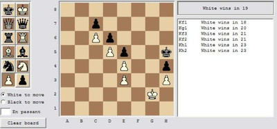 первый скриншот из FinalGen chess endgame tablebase genarator / Генератор эндшпильных таблиц FinalGen
