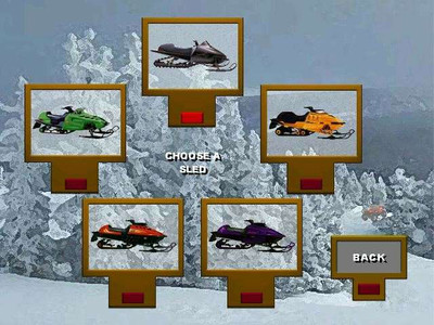 четвертый скриншот из Snowmobile Racing
