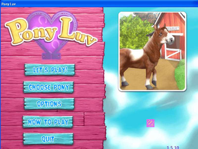 первый скриншот из Pony Luv / Четвероногие друзья. Мой пони