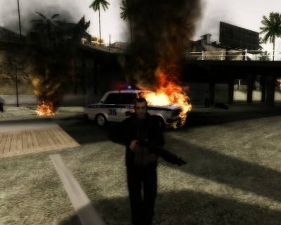 второй скриншот из Grand Theft Auto: San Andreas - Ментовский Беспредел