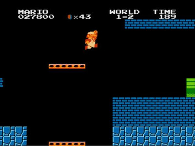 первый скриншот из Super Mario Bros classic