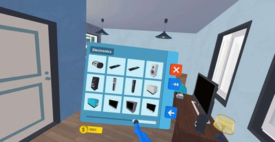 первый скриншот из House Flipper VR