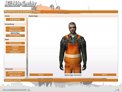 четвертый скриншот из Muellabfuhr Simulator 2011 / Müllabfuhr-Simulator 2011