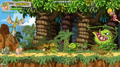 четвертый скриншот из New Joe and Mac: Caveman Ninja