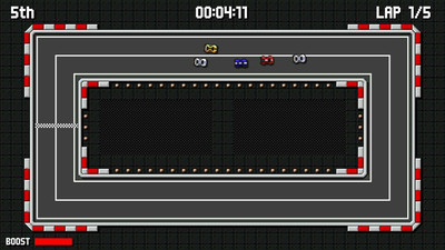 первый скриншот из Retro Pixel Racers