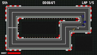 третий скриншот из Retro Pixel Racers