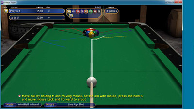 второй скриншот из Virtual Pool 4 Offline