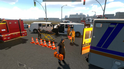 второй скриншот из Flashing Lights - Police, Firefighting, Emergency Services Simulator / Flashing Lights - Полиция, Пожарные, Симулятор экстренных служб